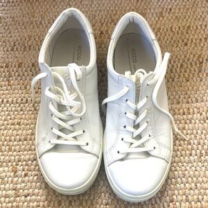 Ecco White Sneakers size 8-8.5